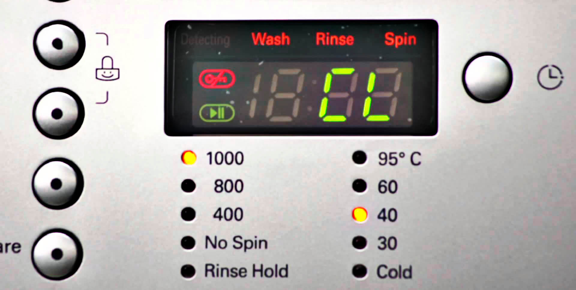 کد خطای CL  در ماشین لباسشویی ال جی