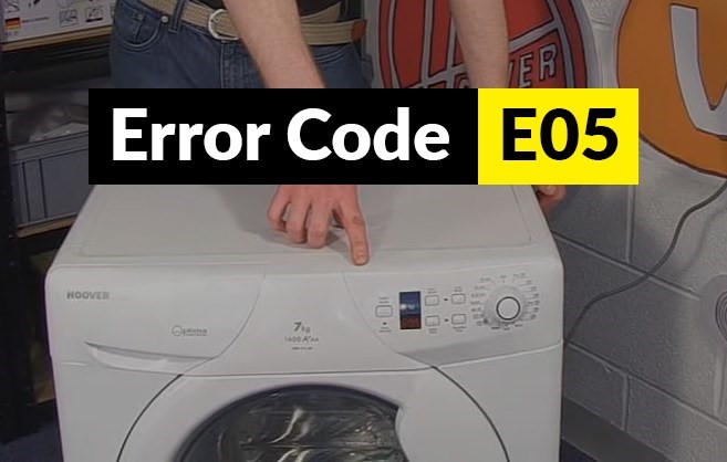 کد خطای E05 در لباسشویی کندی