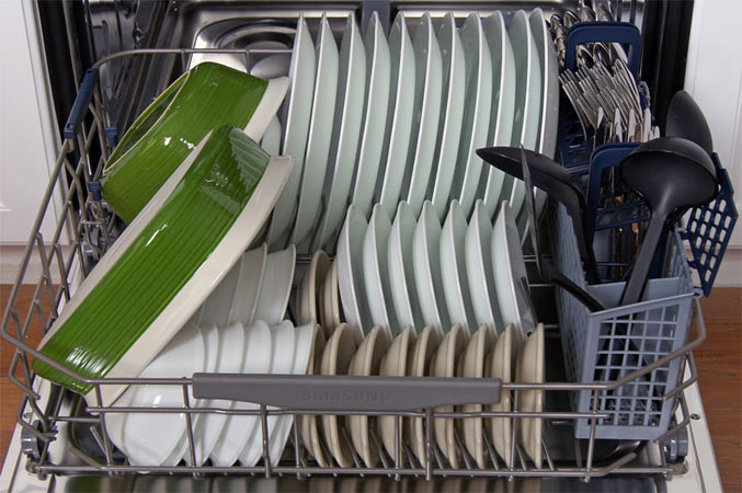راهنمای قرار دادن ظروف در ماشین ظرفشویی زیرووات