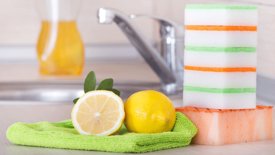 تمیز کردن لاستیک درب ماشین لباسشویی با لیمو ترش