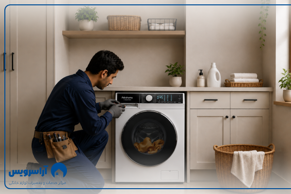 معنی کلمات روی ماشین لباسشویی پاکشوما
