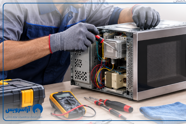 تعمیر مایکروویو و سولاردام