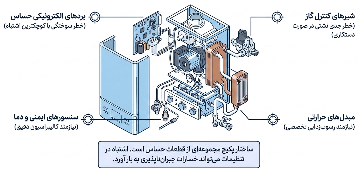تعمیرکار پکیج ایران رادیاتور